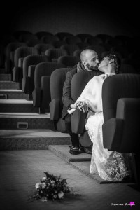 Photos romantiques de mariés dans les Pyrénées